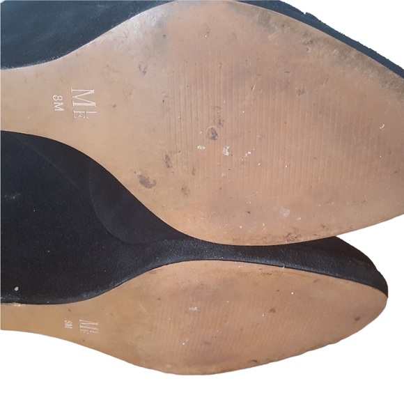 MIA Limited Edition Womens Ankle Wedge Booties Boots Black Size 8 Shoe Short MLE - Picture 7 of 7